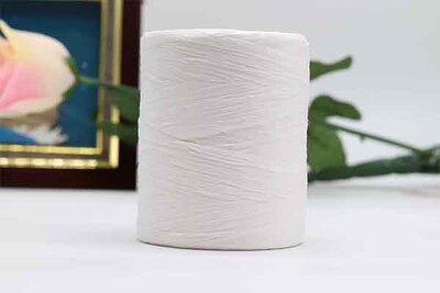 180M/ρολό Βαμβακερό νήμα Raffia για πλέξιμο στο χέρι Καλοκαιρινά καπέλα Τσάντες πλεκτό βελονάκι DIY Χειροποίητο νήμα πλεκτό χειροτεχνίας