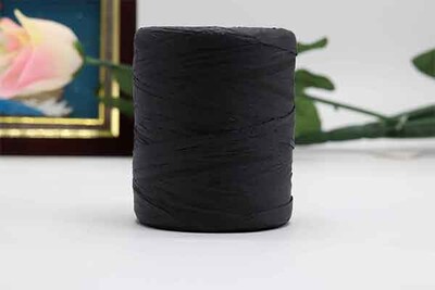 180M/ρολό Βαμβακερό νήμα Raffia για πλέξιμο στο χέρι Καλοκαιρινά καπέλα Τσάντες πλεκτό βελονάκι DIY Χειροποίητο νήμα πλεκτό χειροτεχνίας