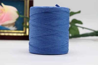 180M/ρολό Βαμβακερό νήμα Raffia για πλέξιμο στο χέρι Καλοκαιρινά καπέλα Τσάντες πλεκτό βελονάκι DIY Χειροποίητο νήμα πλεκτό χειροτεχνίας