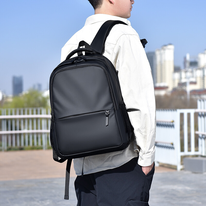 Neperšlampama kuprinė vyrams Nauja minimalistinė paauglių žygių sportinė kuprinė studentų kuprinė juoda vyriška 15,6 colio nešiojamojo kompiuterio krepšys