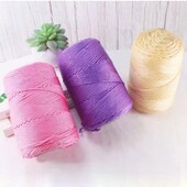 3 mm 230 g/kotúč nylonová ľadová priadza na ručné pletenie letných čiapok, tašiek, pletených a háčkovaných DIY ručne vyrábaných remeselných výrobkov