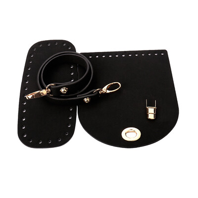 8 spalvų 4 vnt./rinkinys Dirbtinės odos pečių krepšio apatinės juostelės pakaitalas, skirtas mezgimo nerti rankinės siuvimo priedai