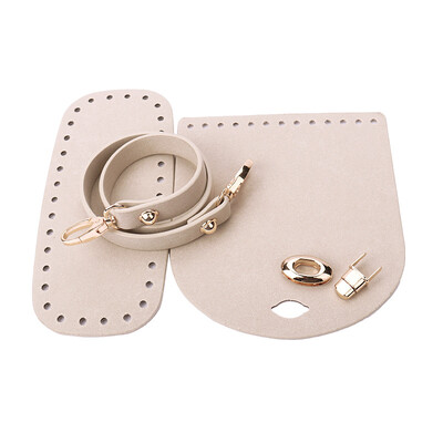 8 spalvų 4 vnt./rinkinys Dirbtinės odos pečių krepšio apatinės juostelės pakaitalas, skirtas mezgimo nerti rankinės siuvimo priedai