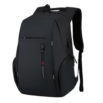 Pánsky batoh 2024, vodotesný, s USB nabíjaním a 15,6-palcovým notebookom, ležérny, Oxfordský, pre mužov, do práce, s taškou Mochila, na počítač a notebook.