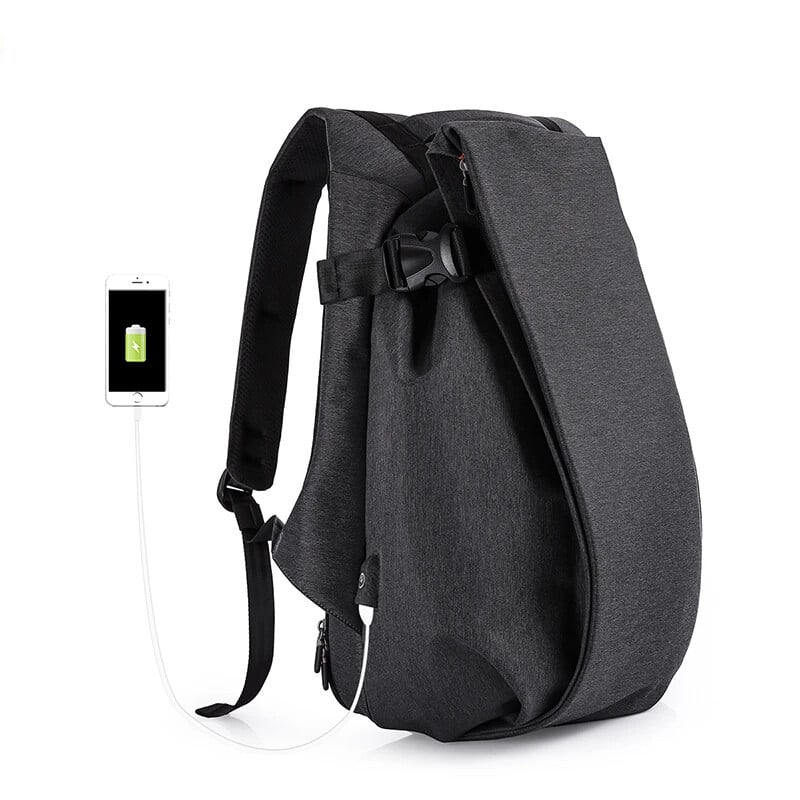 Tangcool pánsky batoh na notebook 16-17 palcov, vodotesný, otvorený o 180 stupňov, veľkokapacitná cestovná taška s USB nabíjaním, športová taška pre tínedžerov