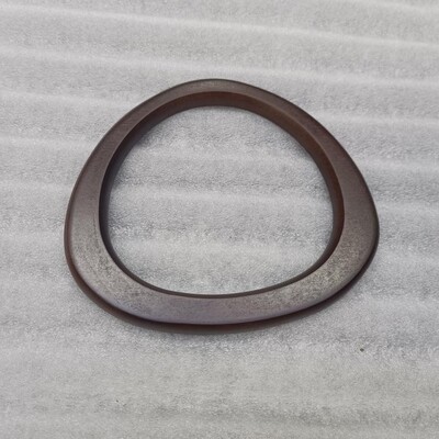 Αντικατάσταση χειρολαβής Πλεκτή τσάντα Τσάντα παραλίας DIY Αξεσουάρ Ρητίνη Μοτίβο στρογγυλής τσάντας σχήματος D Λαβή για λουριά χειροτεχνίας τσάντας