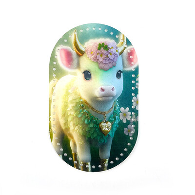 25*15cm ovális 1 db Retro virággal nyomtatott akril táska alap barkács kötéshez horgolt táska kézitáska betét párna alátét alsó formázó