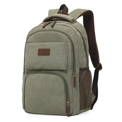 Khaki hátizsák férfiaknak 2024 kültéri utazási hátizsák vászon tini sport lovaglás hátizsákok hegymászó táskák férfi hadsereg zöld