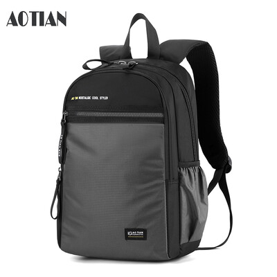 AOTIAN férfi hátizsák könnyű laptop hátizsák iskolatáska nagy kapacitású fiúk férfi utazó válltáska Nylon iskolatáska unisex