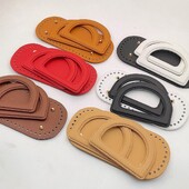 3 db/szett táskatartozékok Kézzel készített kézitáska vállpánt szőtt táskakészlet bőrtáska alja barkácsolás hardvertartozékokkal