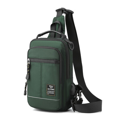 2024-es új férfi mellkas nejlon válltáska heveder deréktáska férfi kézitáska férfi kézitáska rövid utazásra keresztezett táska