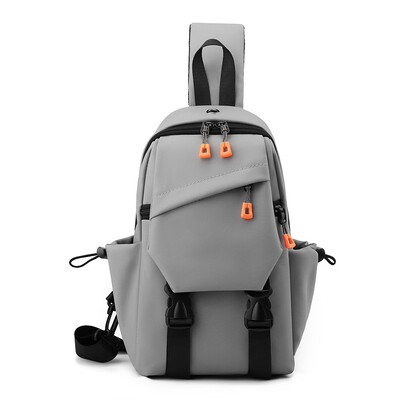 2023 Messenge Cool Crossbody pre mužov, malé kabelky, multifunkčné nylonové ležérne náprsné tašky s veľkými vreckami na zips do práce