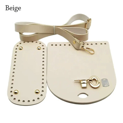 3 db bőrtáska szíj, kézzel készített kézitáska szőtt szett kiváló minőségű táska alja hardver kiegészítőkkel barkács váll kézitáskához