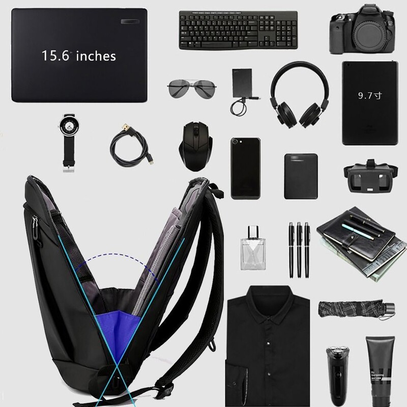 Nový ultratenký batoh na notebook s vysokou kapacitou 15,6 palcov, obchodná taška pre mužov, unisex batoh, mäkký tenký batoh