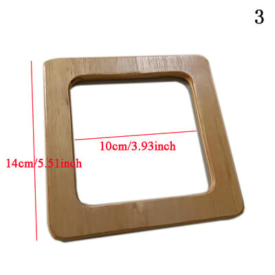 Náhradná rukoväť z masívneho dreva na tašku, DIY tote, drevená taška s pevnou rukoväťou, klasický popruh na šitie, háčkovanú tašku, peňaženku, príslušenstvo