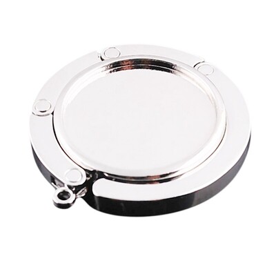 Hordozható összecsukható táska akasztó kézitáska horogtartó asztali kampó kristály ötvözet pénztárcatartó kör alakú táskatartozékok