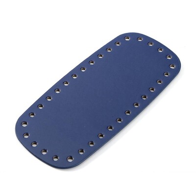 20*9 εκ. Diy βελονάκι πάτο για πλεκτή τσάντα Βάση δερμάτινη τσάντα PU χειροποίητο πάτο με τρύπες Αξεσουάρ για γυναίκες που κατασκευάζουν τσάντες τσαντάκι