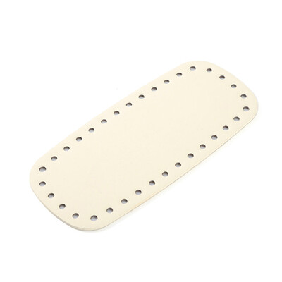 20*9 εκ. Diy βελονάκι πάτο για πλεκτή τσάντα Βάση δερμάτινη τσάντα PU χειροποίητο πάτο με τρύπες Αξεσουάρ για γυναίκες που κατασκευάζουν τσάντες τσαντάκι