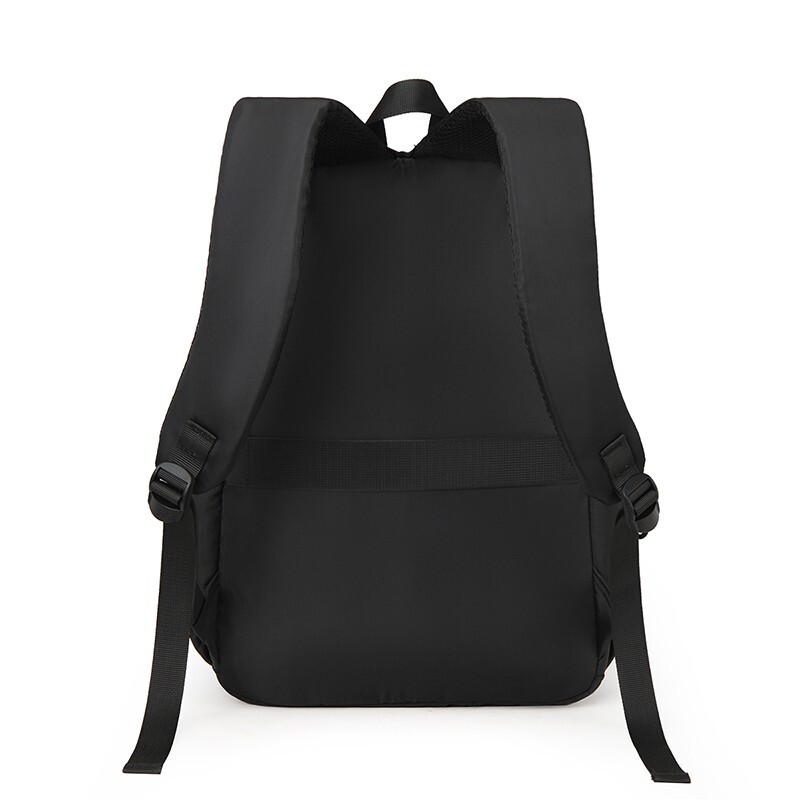 Fekete hátizsák férfiaknak női városi minimalista napi munkatáska nylon könnyű vízálló rövid távú utazási hátizsákok