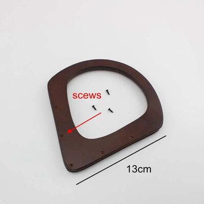 Mânere din lemn pentru genți, pentru genți de mână, pentru genți de mână, pentru genți de mână, pentru genți clasice, decorative pentru bricolaj, pentru a crea accesorii de înlocuire.