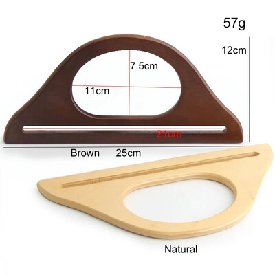 Mânere din lemn pentru genți, pentru genți de mână, pentru genți de mână, pentru genți de mână, pentru genți clasice, decorative pentru bricolaj, pentru a crea accesorii de înlocuire.