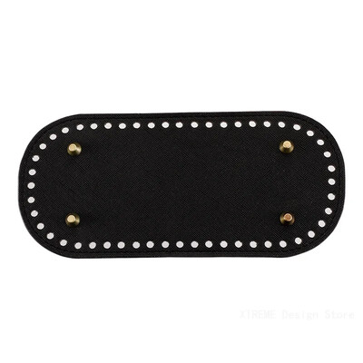 Țesătură ovală cu fund lung, realizată manual pentru genți de croșetat, dreptunghi, fund rotund, pungă de croșetat, fund lung, pentru geanta tricotată