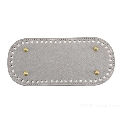 Țesătură ovală cu fund lung, realizată manual pentru genți de croșetat, dreptunghi, fund rotund, pungă de croșetat, fund lung, pentru geanta tricotată