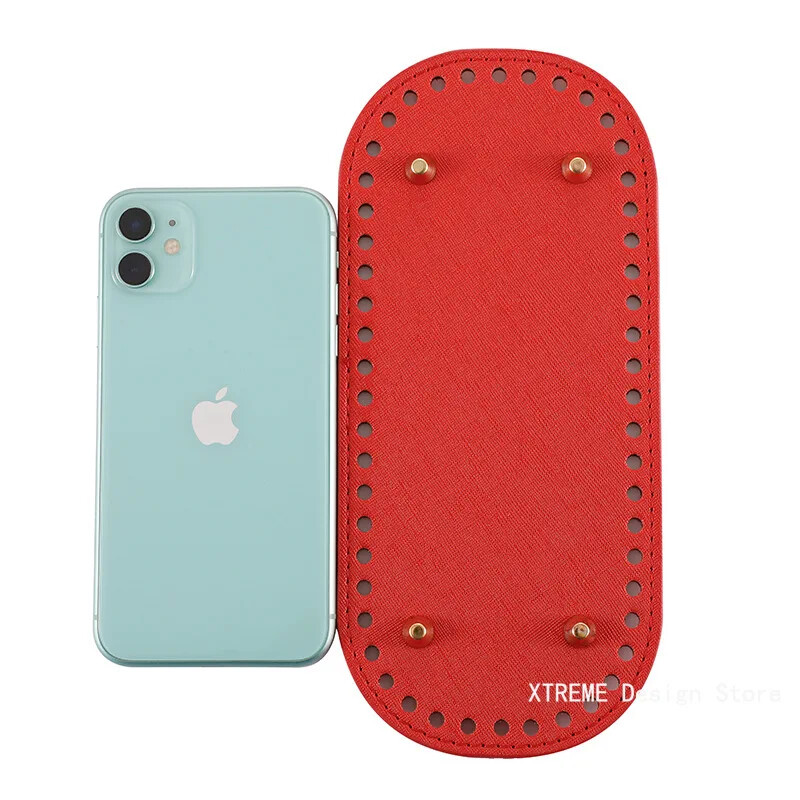 Țesătură ovală cu fund lung, realizată manual pentru genți de croșetat, dreptunghi, fund rotund, pungă de croșetat, fund lung, pentru geanta tricotată