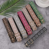 Vintage Crossbody táska széles pánt 2024 női cserélhető válltáska pánt barkács fogantyúk állítható alkatrészek utazótáska kiegészítők