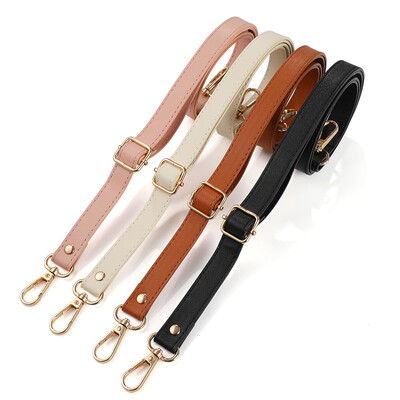 130 cm ilgio reguliuojamas PU odinis krepšio dirželis Crossbody 1,8 cm pločio pečių krepšio dirželio keitimo priedai rankinėms Nauja