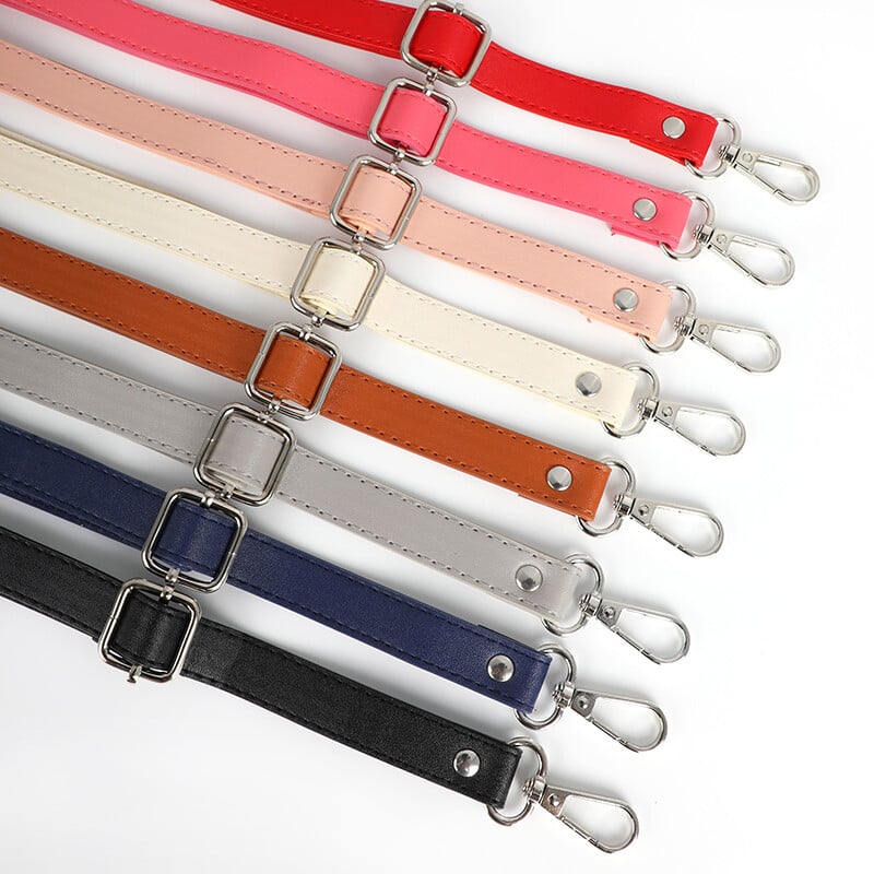 130 cm dlhý nastaviteľný popruh na kabelku z umelej kože pre crossbody, 1,8 cm široký popruh na rameno, náhradné príslušenstvo pre kabelky, nové