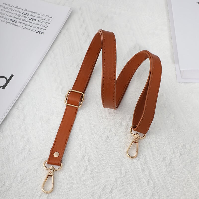 130 cm dlhý nastaviteľný popruh na kabelku z umelej kože pre crossbody, 1,8 cm široký popruh na rameno, náhradné príslušenstvo pre kabelky, nové