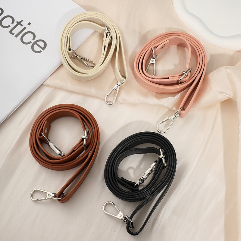 130 cm dlhý nastaviteľný popruh na kabelku z umelej kože pre crossbody, 1,8 cm široký popruh na rameno, náhradné príslušenstvo pre kabelky, nové