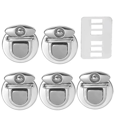 5/10 vnt. Metalinės spynos, rankinių užsegimo sagtys, skirtos rankinėms.