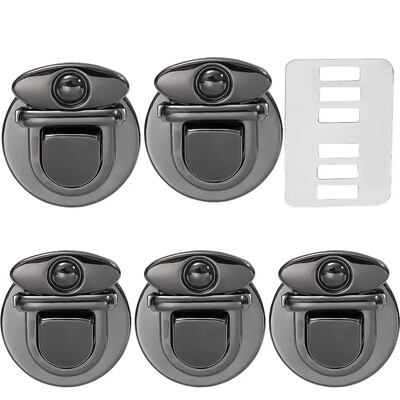 5/10 vnt. Metalinės spynos, rankinių užsegimo sagtys, skirtos rankinėms.