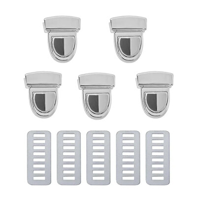 5/10 vnt. Metalinės spynos, rankinių užsegimo sagtys, skirtos rankinėms.