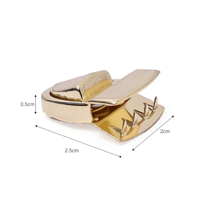 5/10 vnt. Metalinės spynos, rankinių užsegimo sagtys, skirtos rankinėms.