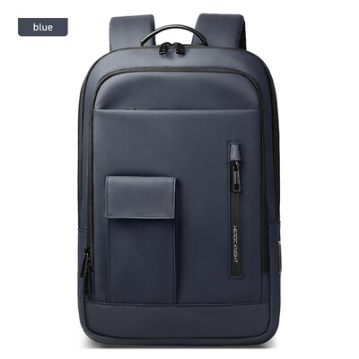 Módny batoh HcanKcan s viacerými vreckami, pánsky batoh na notebook 15,6", ľahký a tenký, veľkokapacitný, s USB, vodotesný