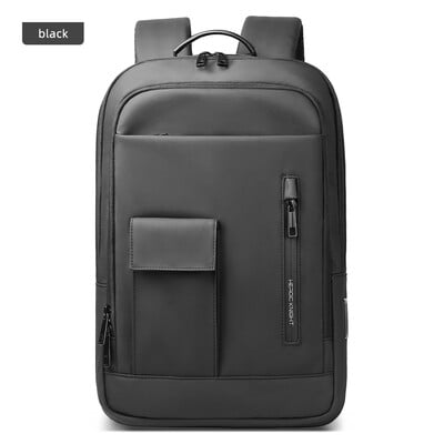 Módny batoh HcanKcan s viacerými vreckami, pánsky batoh na notebook 15,6", ľahký a tenký, veľkokapacitný, s USB, vodotesný