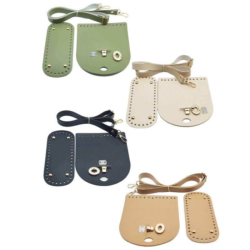 Nėrimo krepšio apačios pagrindas rankomis austas krepšys „pasidaryk pats“ krepšio dirželių rinkinys Rankų darbo nėrimo krepšys, skirtas pečių krepšiui, rankinės krepšys, piniginės reikmenys