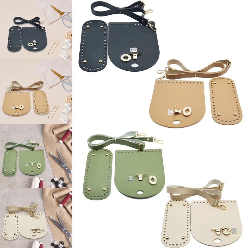 Nėrimo krepšio apačios pagrindas rankomis austas krepšys „pasidaryk pats“ krepšio dirželių rinkinys Rankų darbo nėrimo krepšys, skirtas pečių krepšiui, rankinės krepšys, piniginės reikmenys