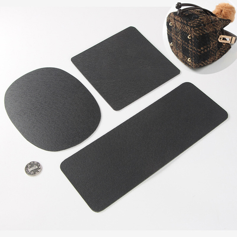 Štvorcové dno pre DIY pletenú tašku zahusťovaciu PU koženú tašku spodnú časť ženy DIY háčkovanú tašku základňu príslušenstvo podšívka škatule podložka