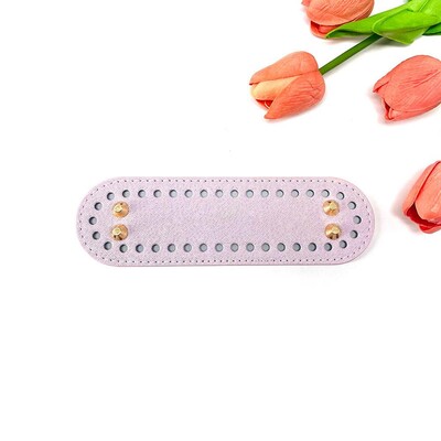 15 cm-es kerek táska alsó PU bőr válltáskák alsó táska kiegészítők kötéshez táskák barkácsolás kézzel készített Crossbody táskák alapja forró