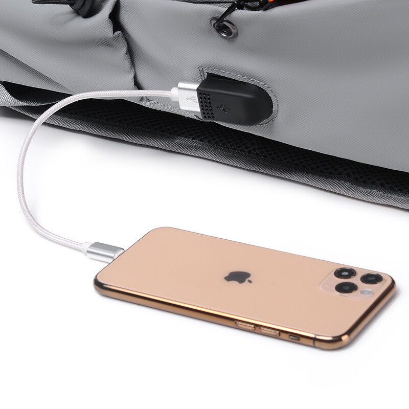 Üzleti hátizsák férfi USB iskolai hátizsák 15,6 hüvelykes laptop vízálló hátizsák nagy kapacitású férfi hátizsák