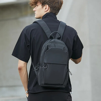 Rucsac casual pentru bărbați Rucsacuri ușoare Oxford mini pentru bărbați, femei, în aer liber, impermeabile, pentru călătorii, cu spate moale, rucsacuri mici unisex