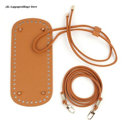 Táska alsó formázó barkács kötés horgolt PU bőr kézitáska pénztárca talpformázó alsó pánttal, vödör táska kellékek