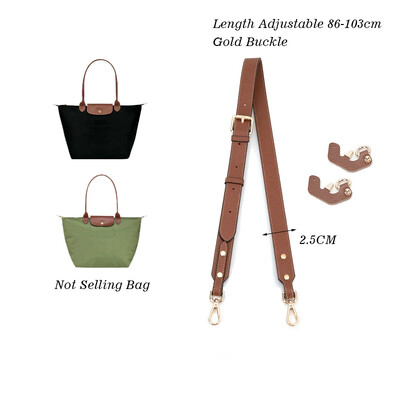 Curea de geantă reglabilă nouă pentru geanta Longchamp 3 buc Accesorii Mâner scurt Dimensiune mică, fără modificare a perforației Curea de umăr.