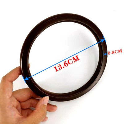 1 vnt. apvali D formos medinio krepšio rankena Metalinio žiedo rankinės rankenos keitimas „pasidaryk pats“ piniginė, bagažas, rankų darbo priedai, maišelių gamyba