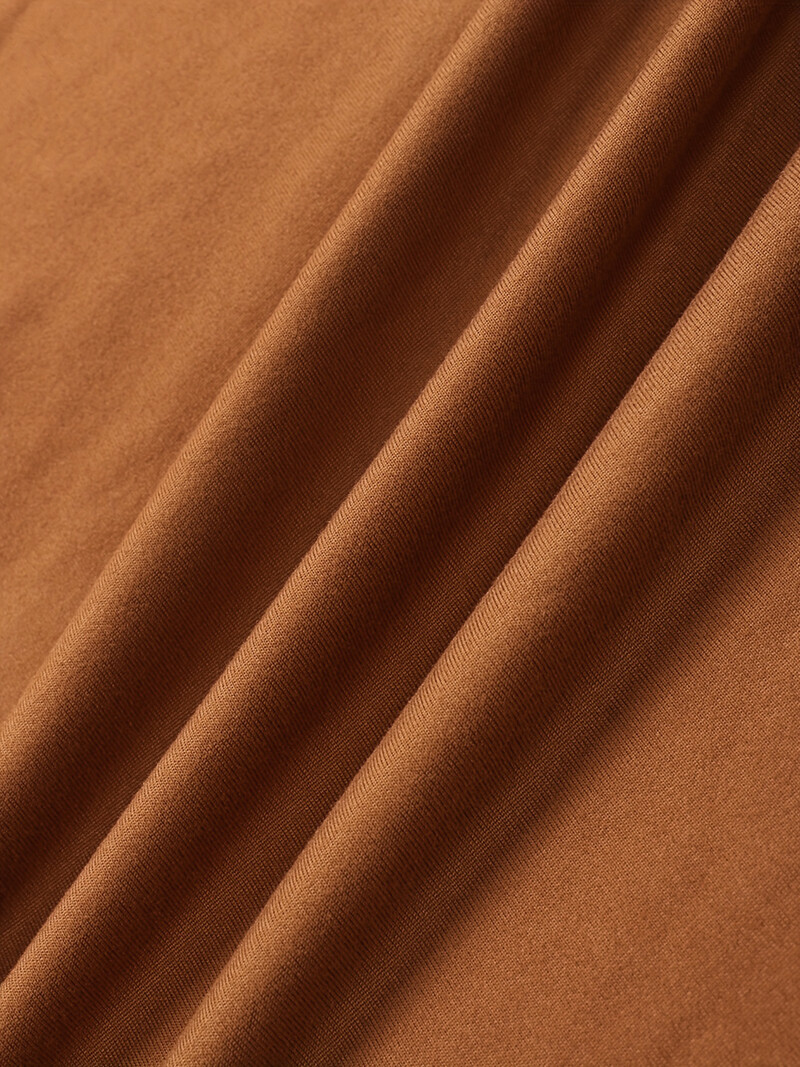 LW női nagyméretű őszi-téli Cami vegyes mintás kötszer design húzózsinór U nyak hosszú ujjú karamell három részes nadrág szett