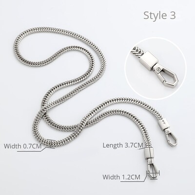 Ezüst táskalánc átalakítás Kiegészítők Táskapántok csere Hónalj keresztben vállpánt Fém hónaljtáska láncok